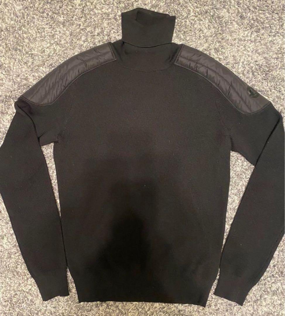 レア MONCLER モンクレール タートルネックセーター ニットダウンM
