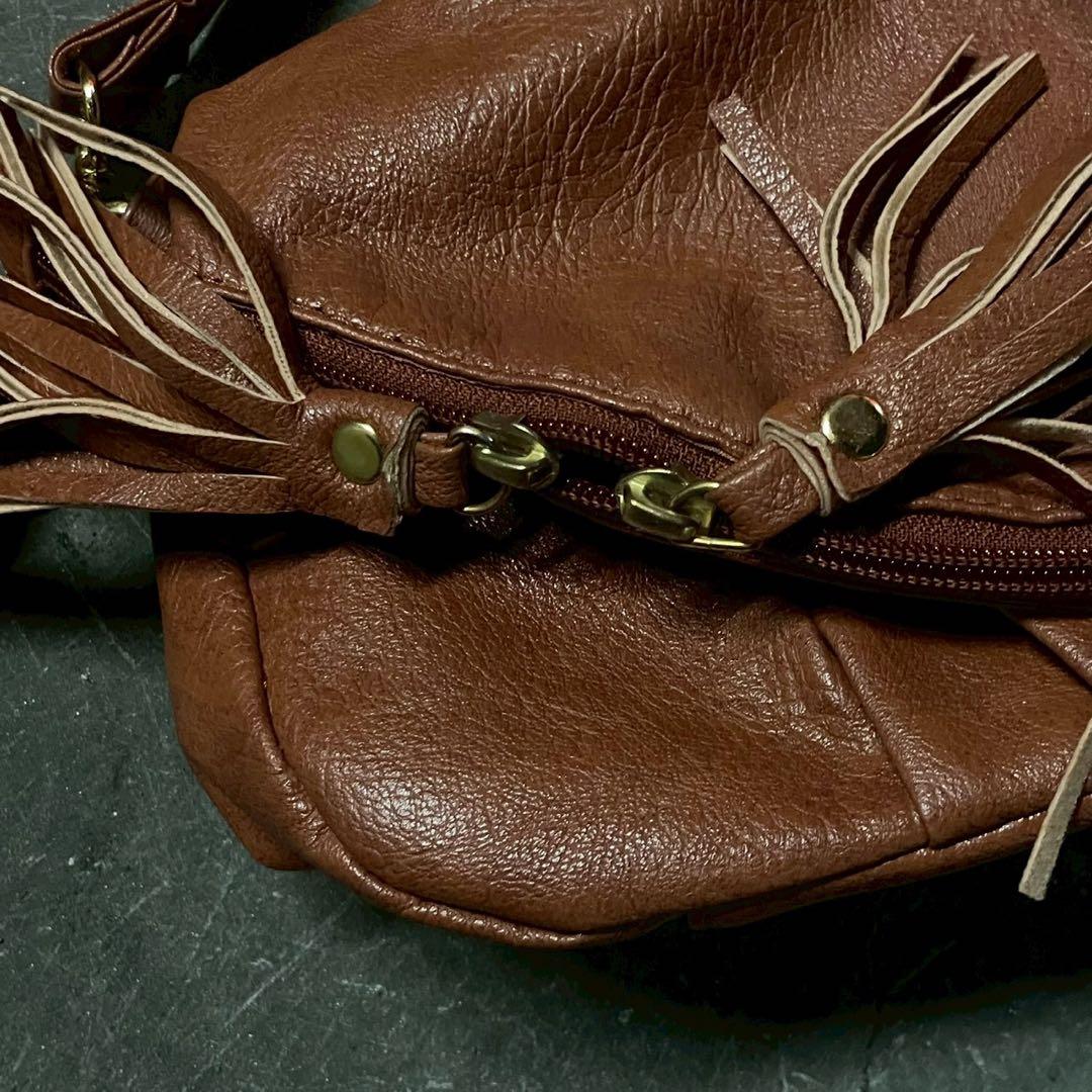 90's スタッズ ショルダーバッグ フリンジ グランジ Y2K archive