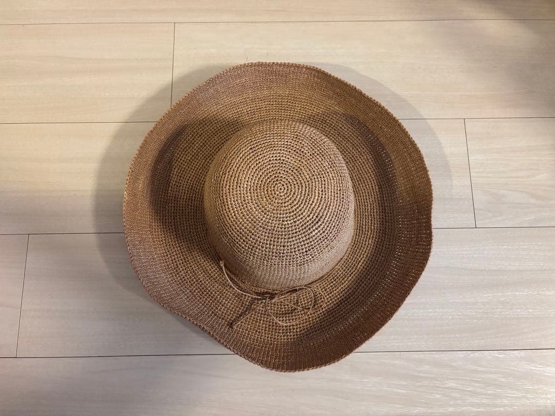 HELEN KAMINSKI ラフィア広つばハット