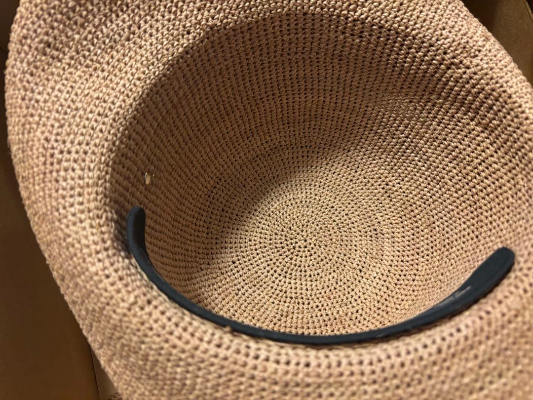HELEN KAMINSKI ラフィア広つばハット