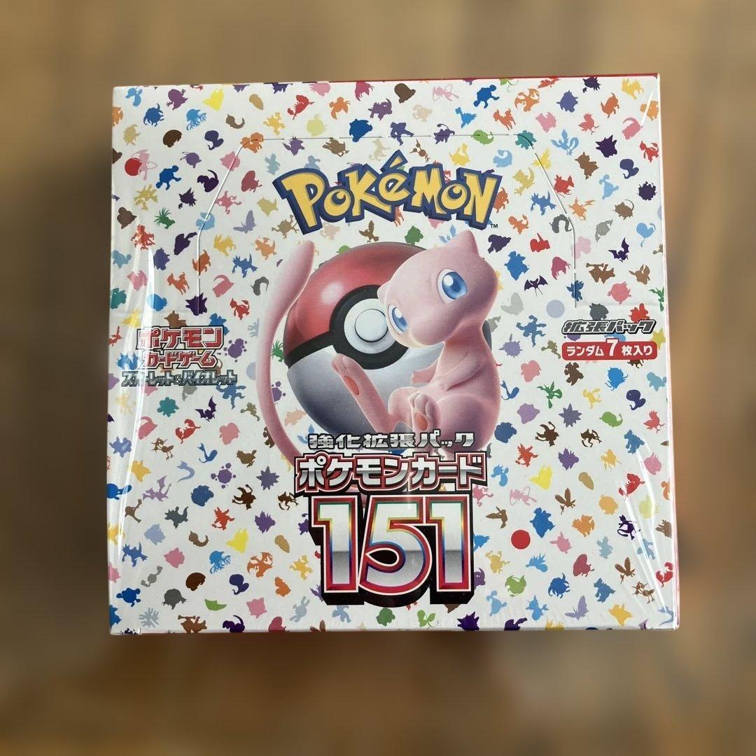 y*m様 ポケモンカード151 ボックス新品未開封品シュリンク付きポケモンセンタ
