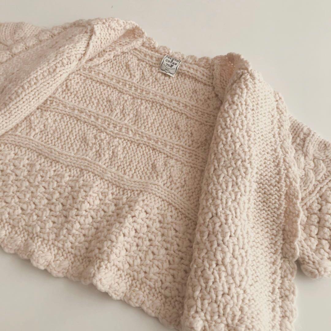 クロスアンドクロス　アランハンドニットボレロ