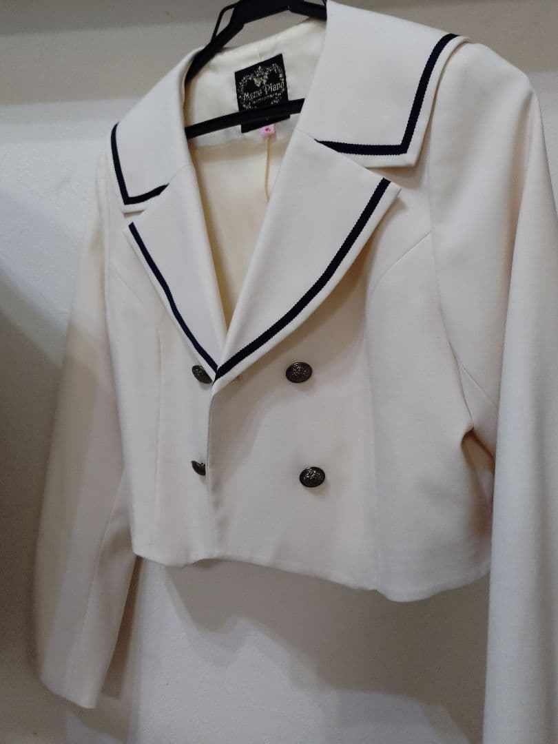 メゾピアノ　卒業式　卒服　セレモニー　フォーマル　ホワイト　160