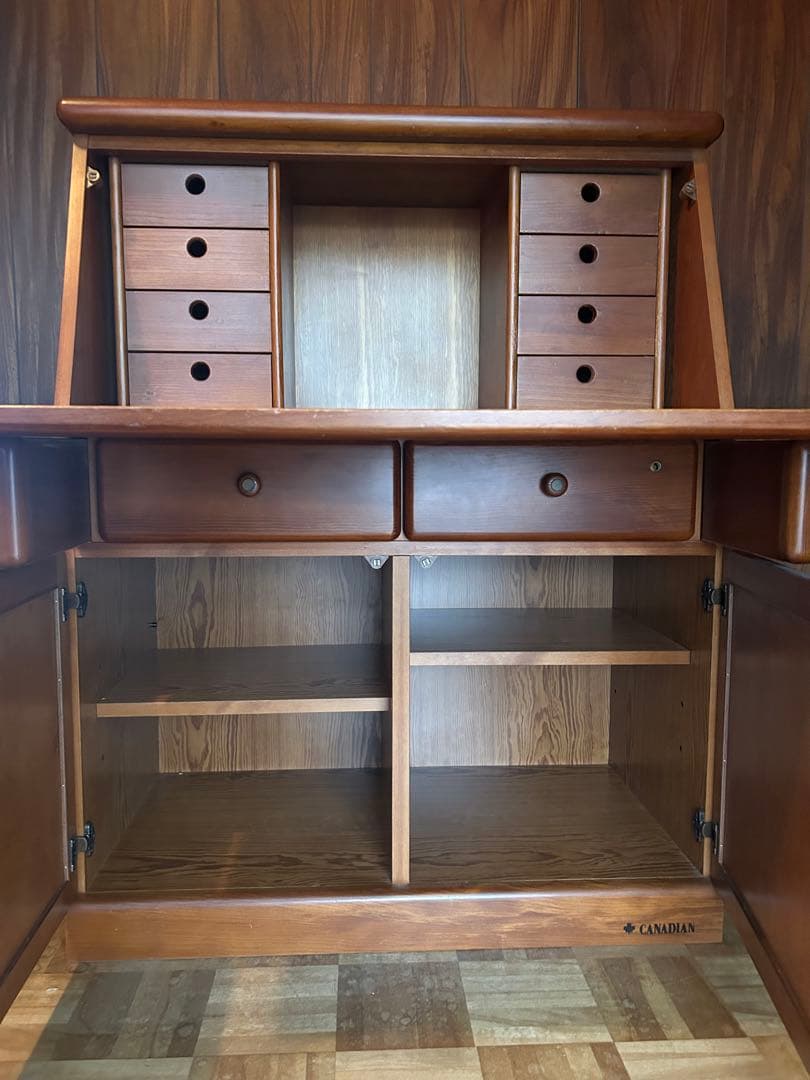 東海家具　ライティングビューローデスク　CANADIAN