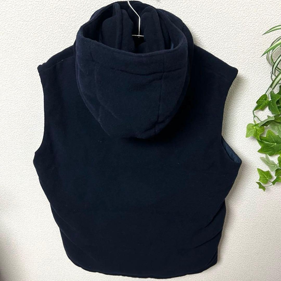 【DANTON】 ウールモッサフード付きダウンベスト42 BEAMS別注