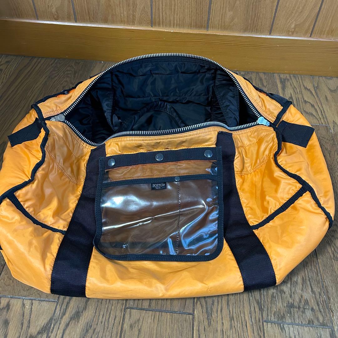 PORTER ボストンバッグ ブラック　タンカー