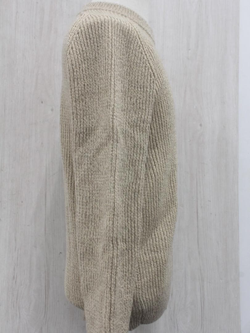 ▲美品 グッチ GUCCI グッチ リブ編 ニットセーター ベージュ Sサイズ