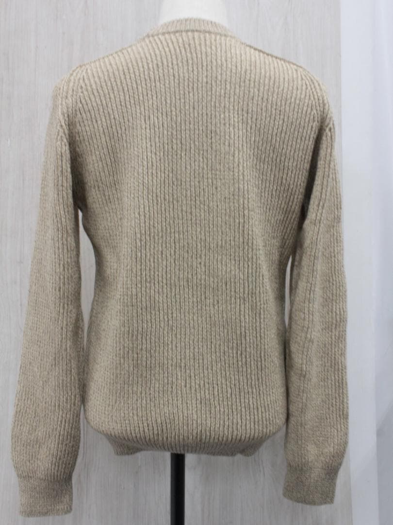 ▲美品 グッチ GUCCI グッチ リブ編 ニットセーター ベージュ Sサイズ