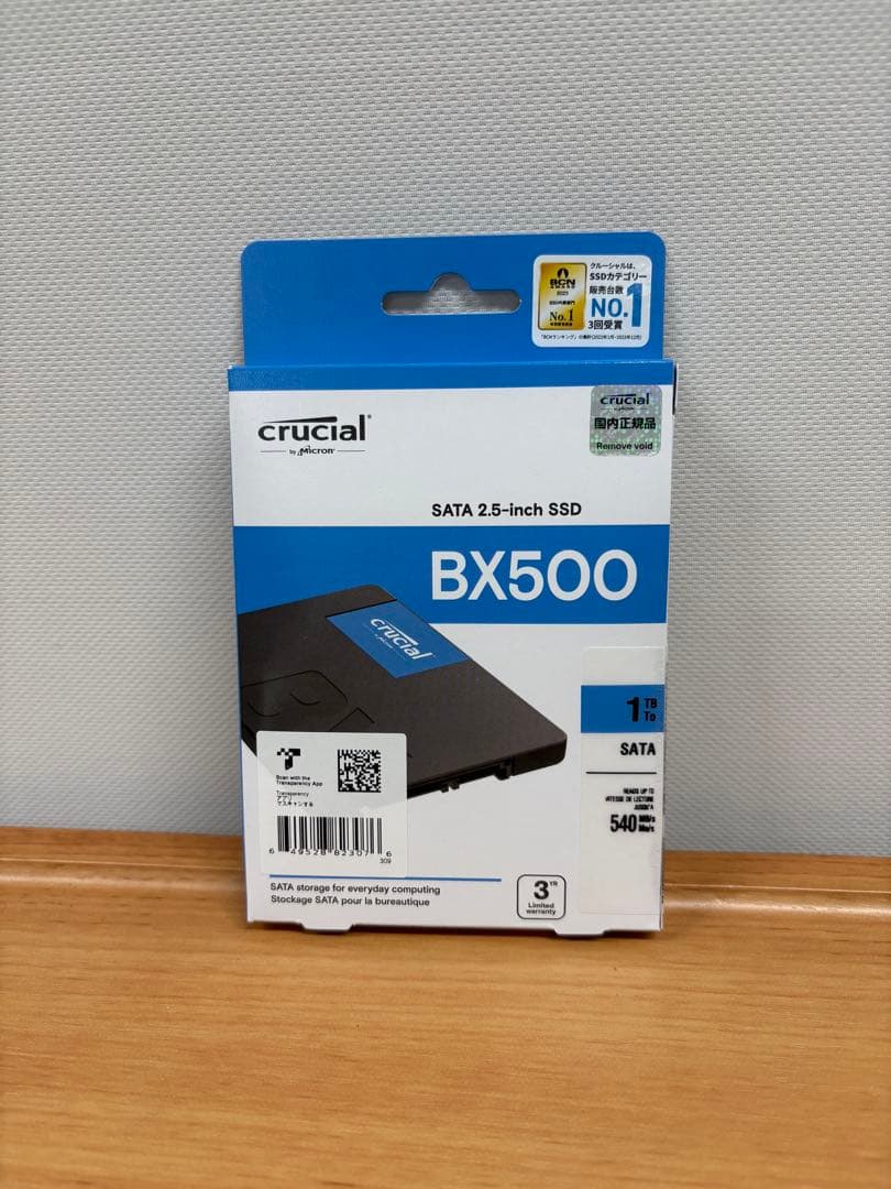 内蔵SSD 2.5インチ 1TB Crucial　0649528-823076