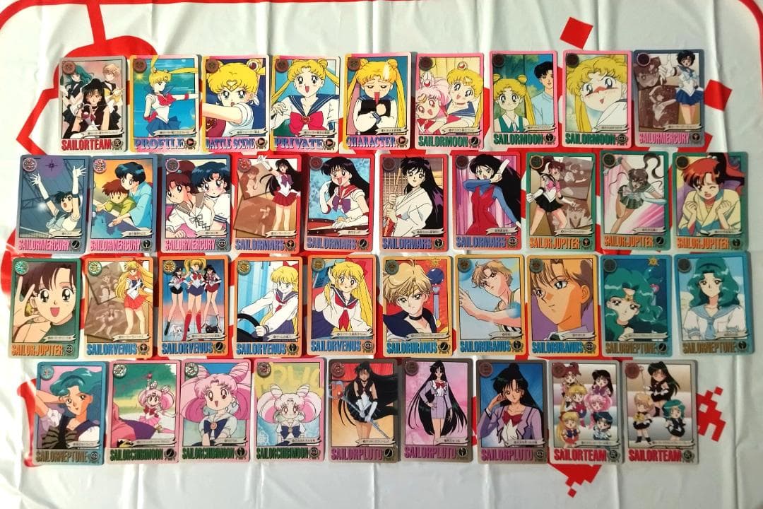 258枚 ノーマルコンプ カードダス セーラームーン グラフィティシリーズ１～７