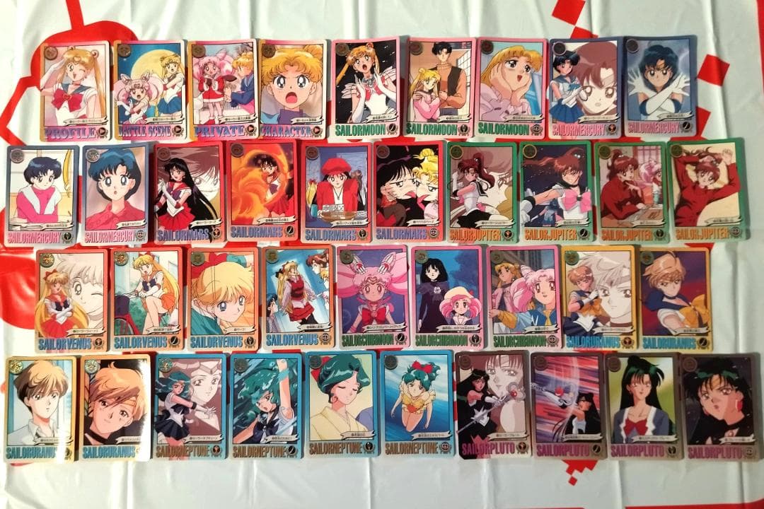 258枚 ノーマルコンプ カードダス セーラームーン グラフィティシリーズ１～７