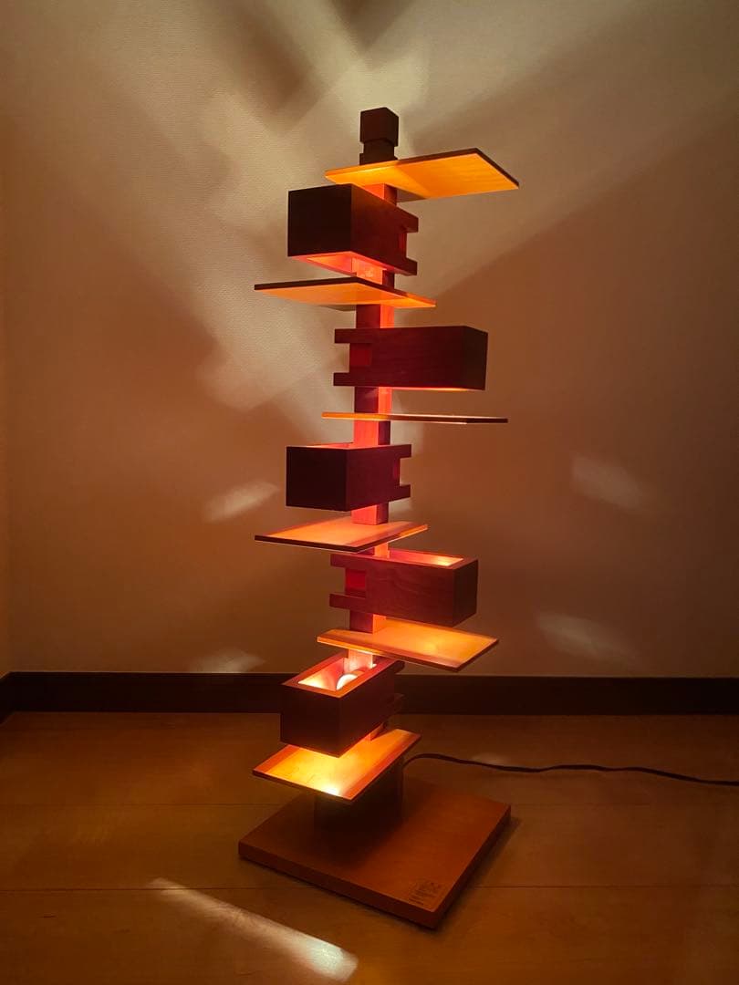 【ヤマギワ　正規品】　フランクロイドライト　タリアセン3 チェリー