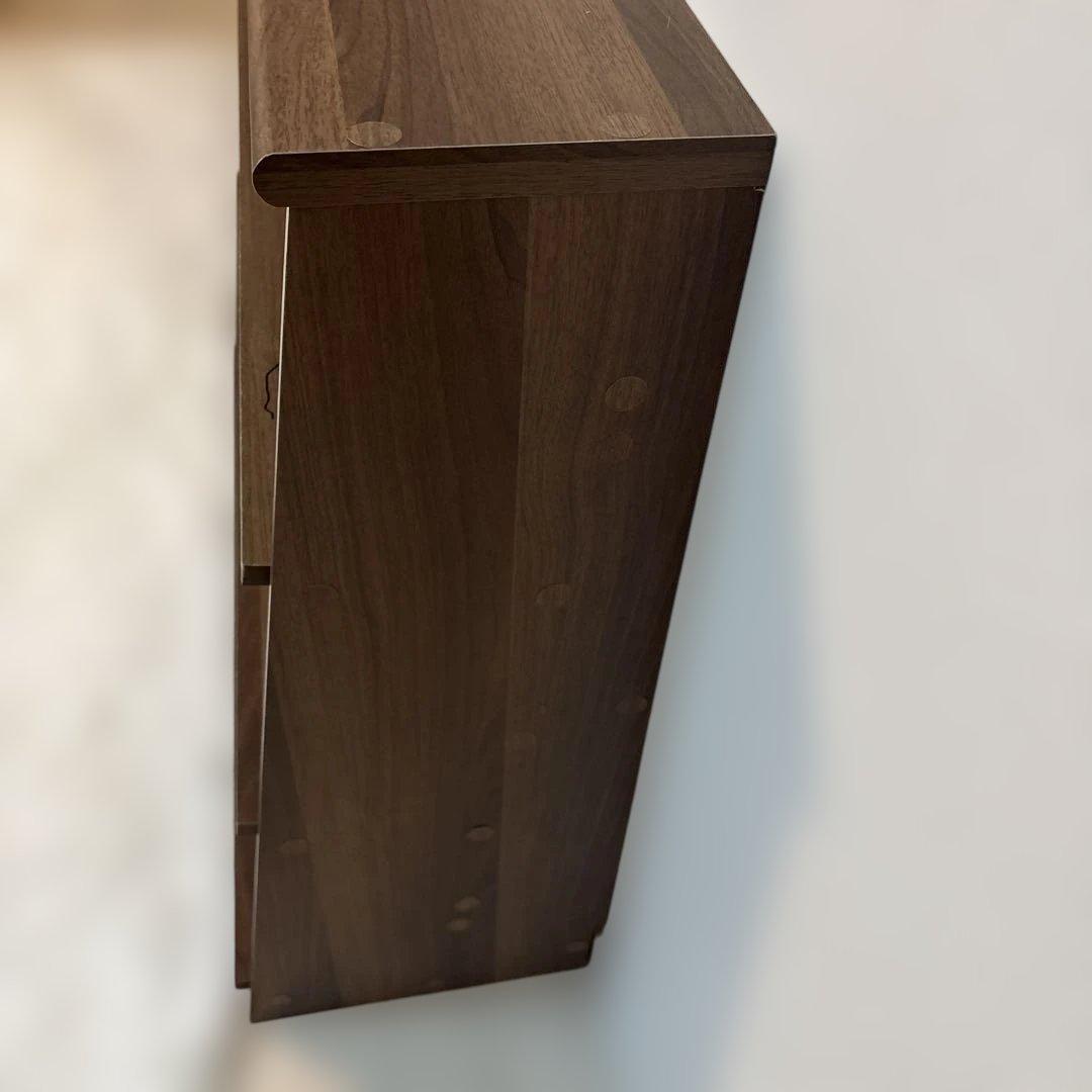 LOWYA ロウヤ 本棚 収納棚 漫画収納 大容量 スリム90cm ウォルナット