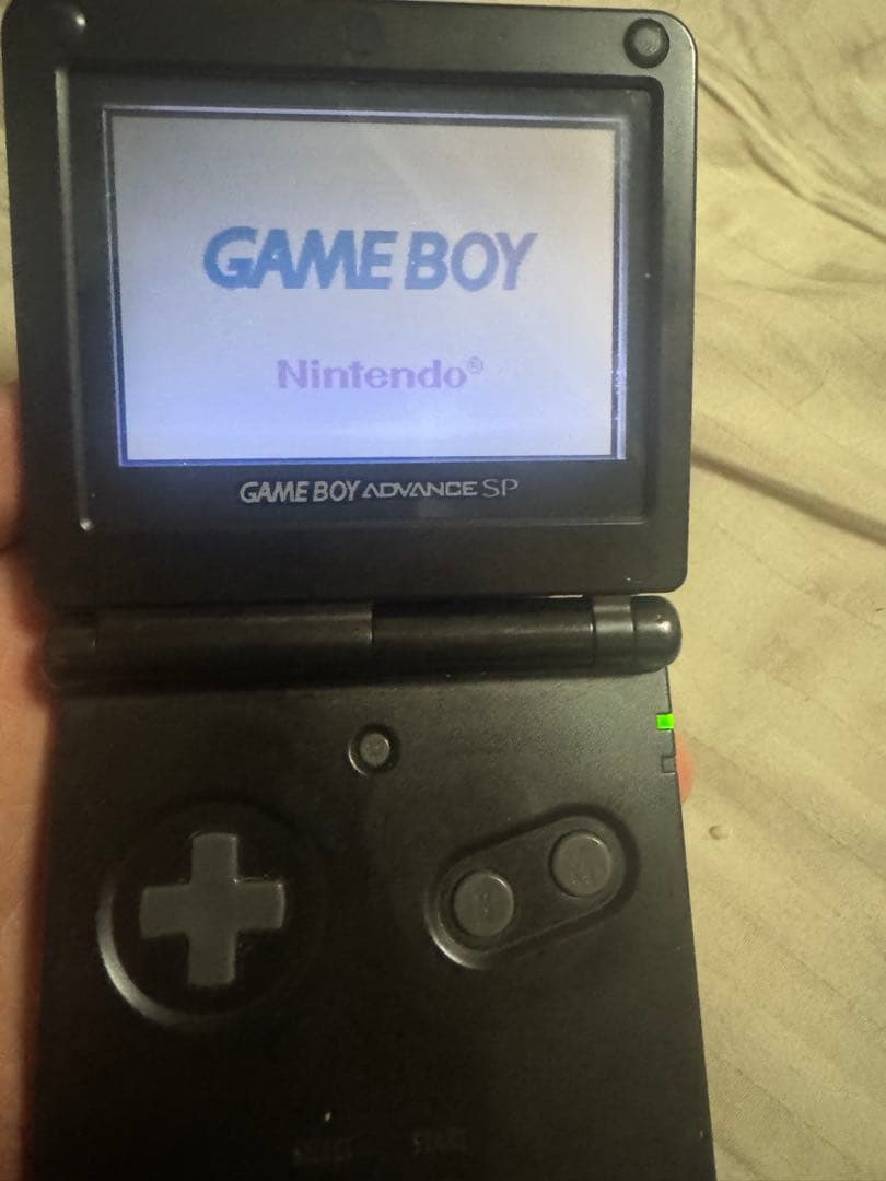 ゲームボーイアドバンスSP ジャンゴーレッド&ブラック本体 限定カラー