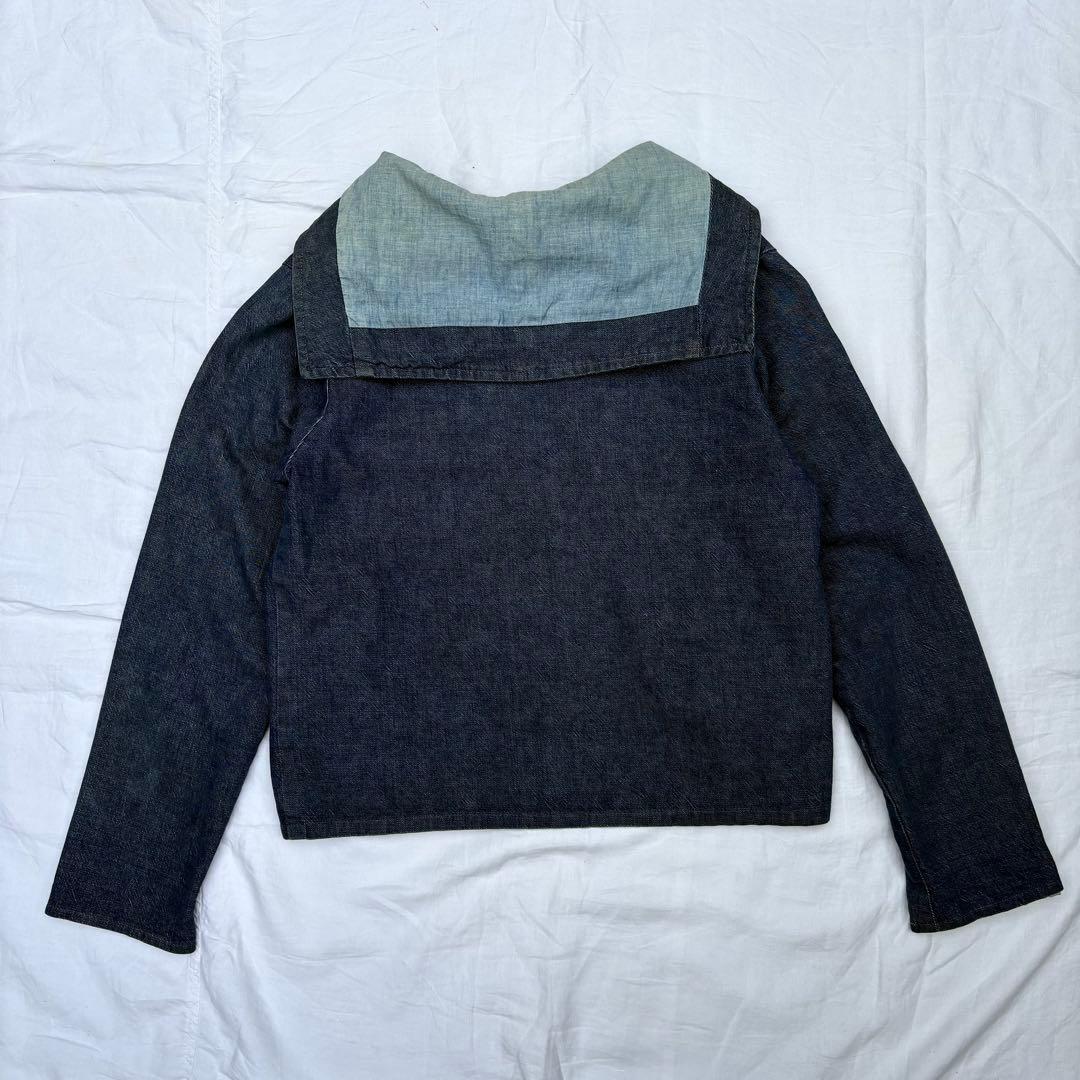 50sリバーシブル デニム セーラージャケット シャンブレー　talon