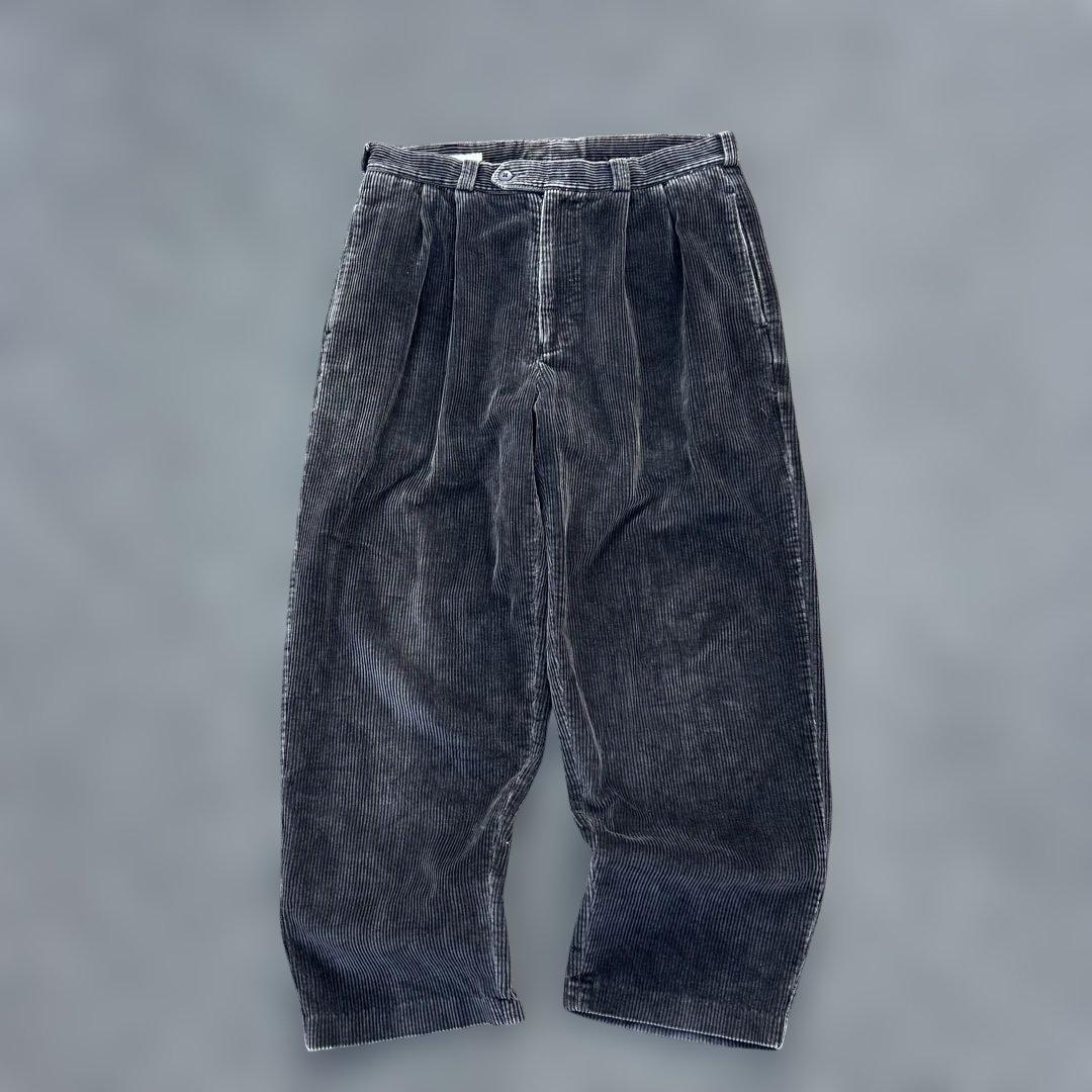 33×30 90s PERRY ELLIS ツータック コーデュロイスラックス