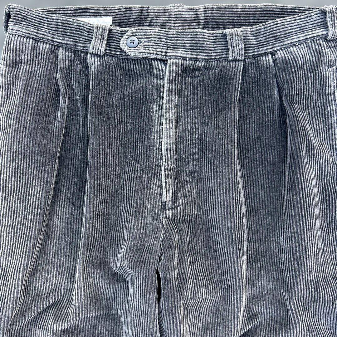 33×30 90s PERRY ELLIS ツータック コーデュロイスラックス
