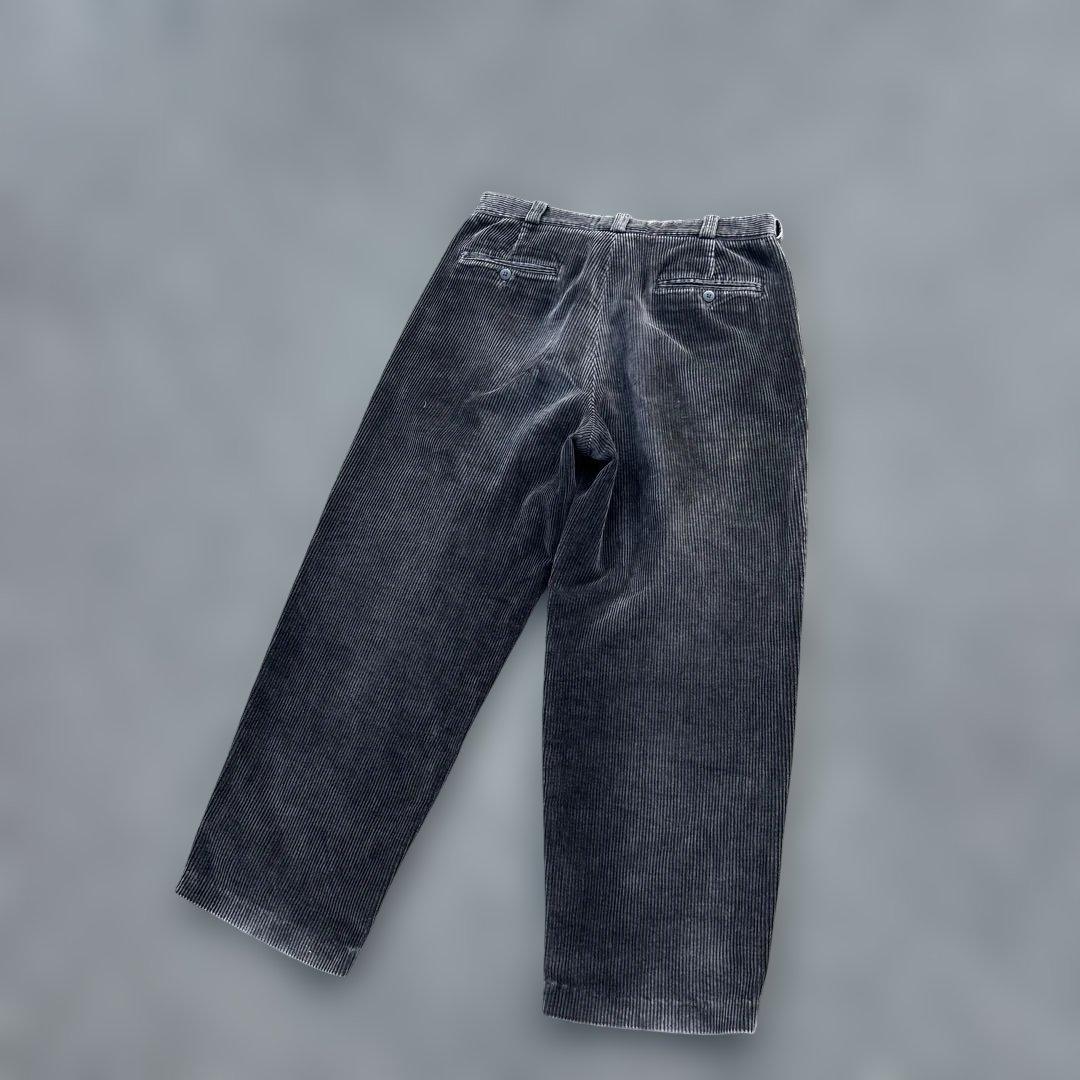 33×30 90s PERRY ELLIS ツータック コーデュロイスラックス