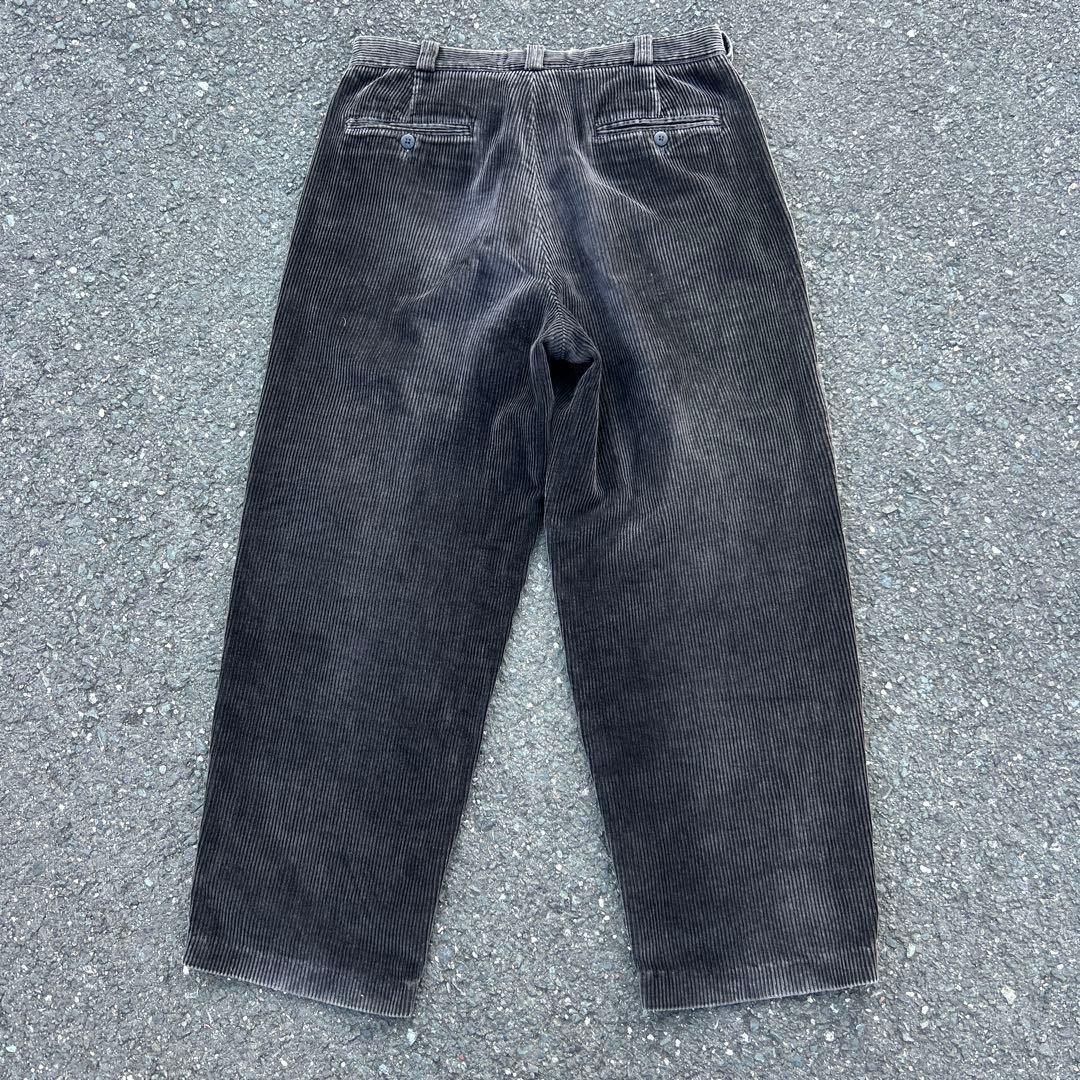 33×30 90s PERRY ELLIS ツータック コーデュロイスラックス