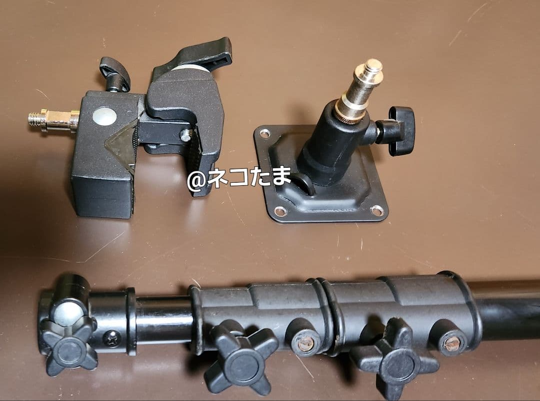 スタジオ撮影用　壁　天井　ポール　アーム　最小90cm 最大170cm