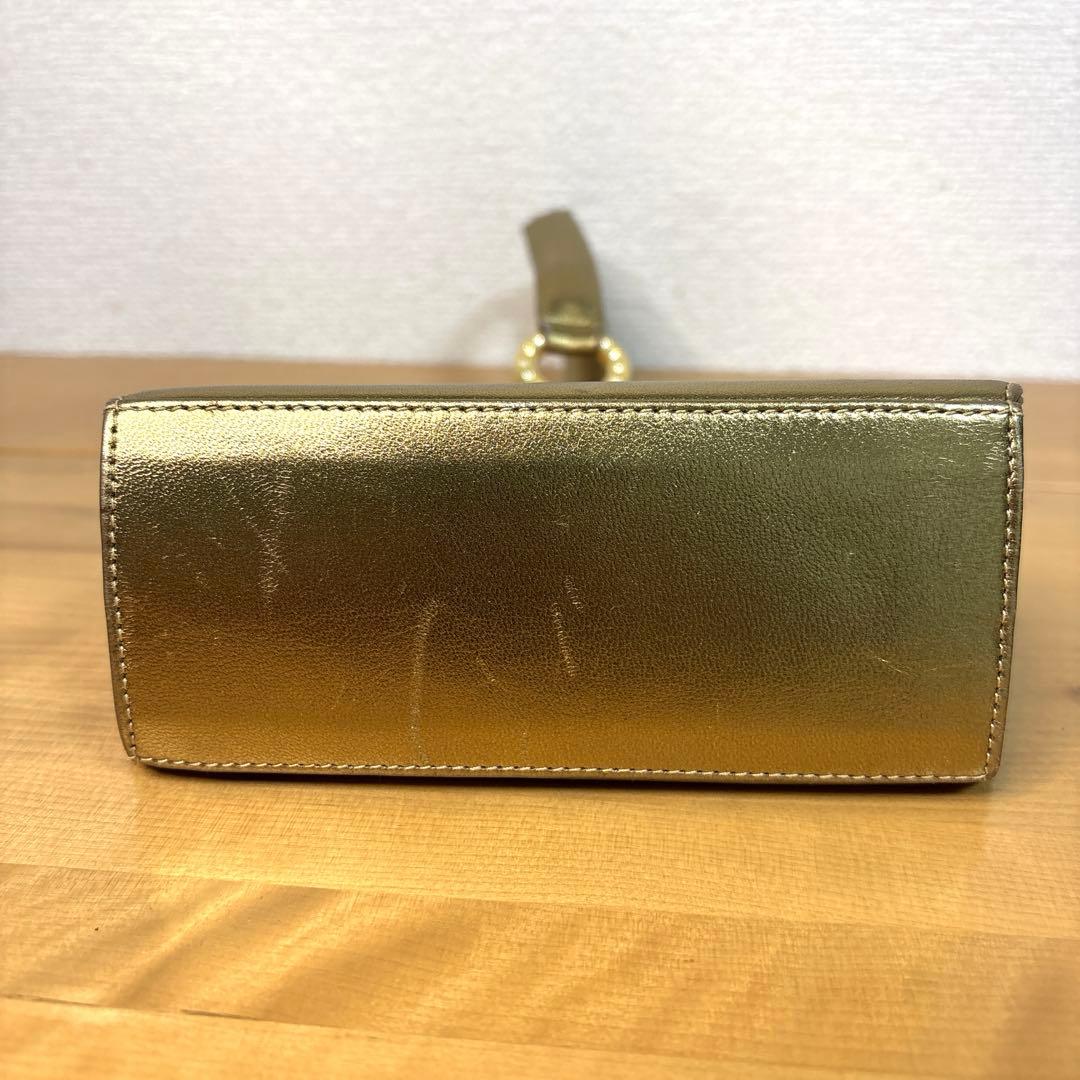 【希少・激レア】サルヴァトーレフェラガモ ガンチーニ ミニハンドバック ゴールド