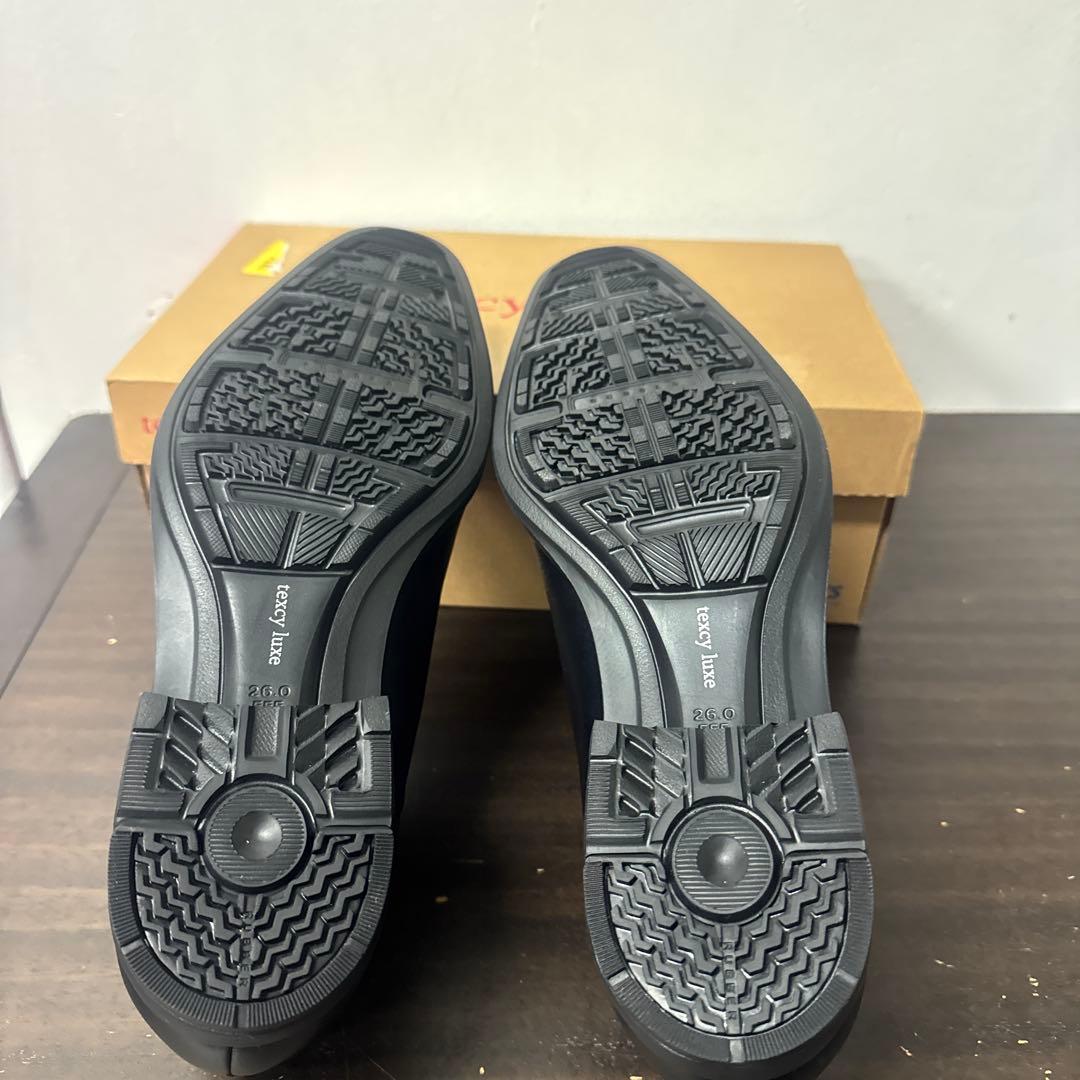 テクシーリュクス ビジネスシューズ 本革 TU-8002 ブラック