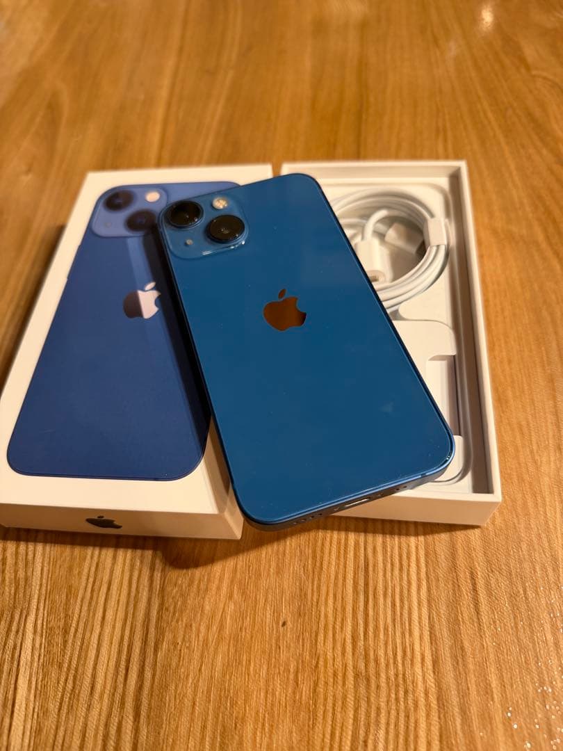 【美品】iPhone 13 mini 256GB ブルー SIMフリー 本体