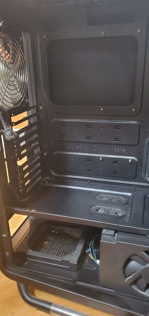 COSMOS II ブラック PCケース ハンドル付き 中古品