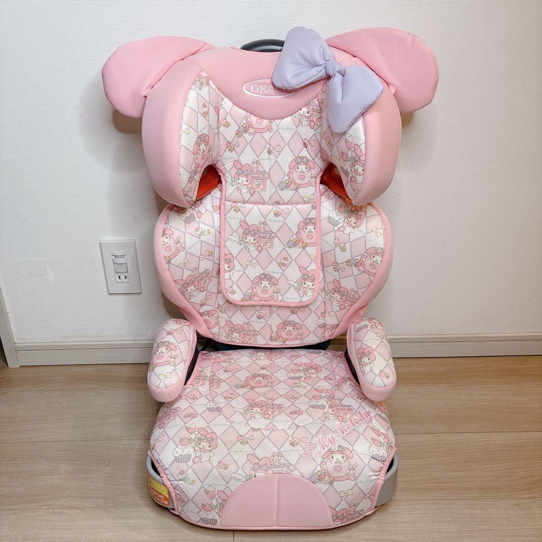 【美品】グレコ ジュニアシート ジュニアプラスDX マイメロディ GRACO
