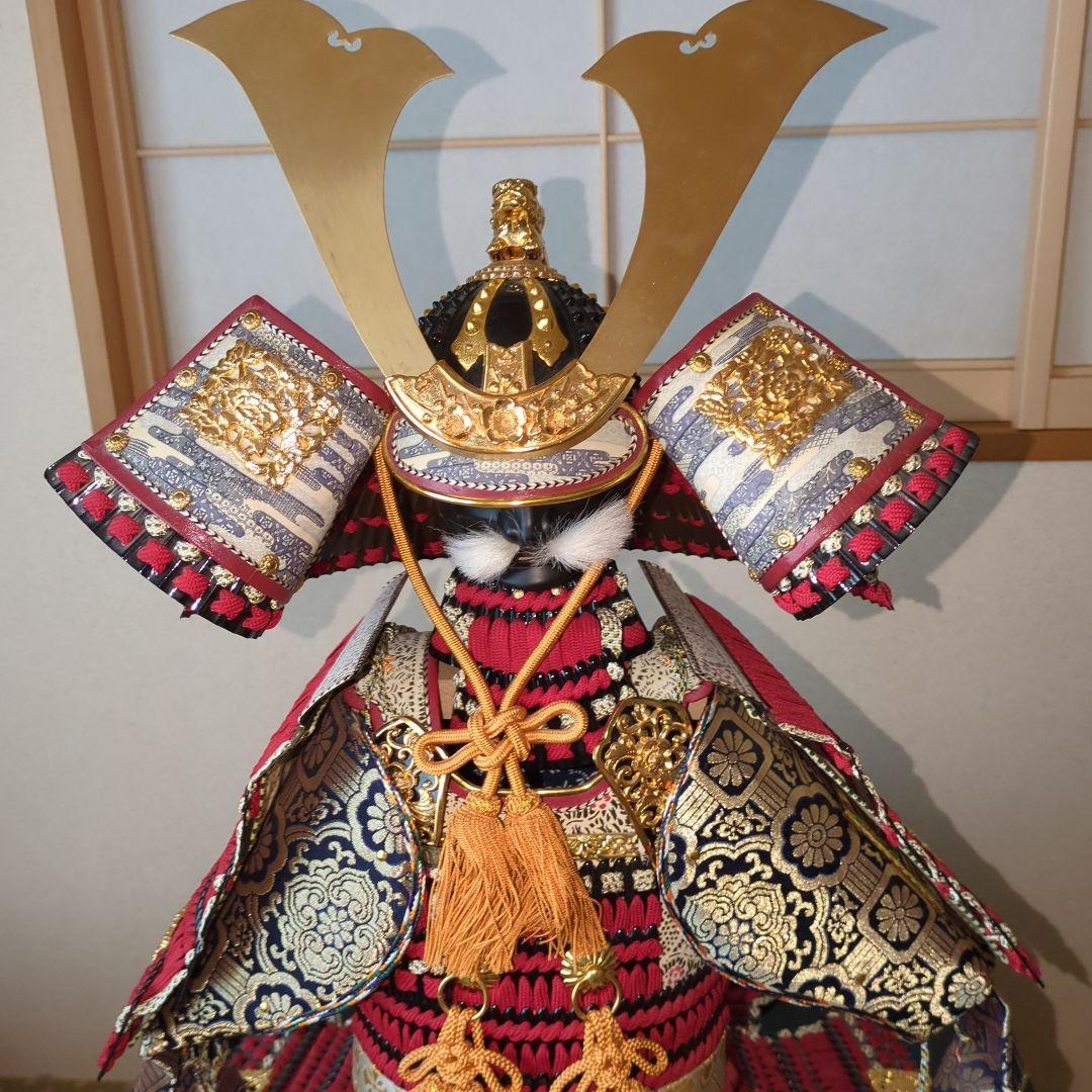 【更にお値下❗️】五月人形　鎧兜　美品　保管品　高さ約100cm　送料込