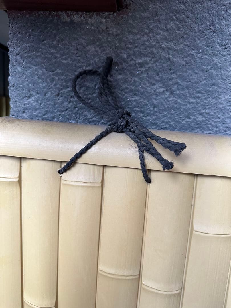 メル94577 人工竹　ベランダのひと坪庭