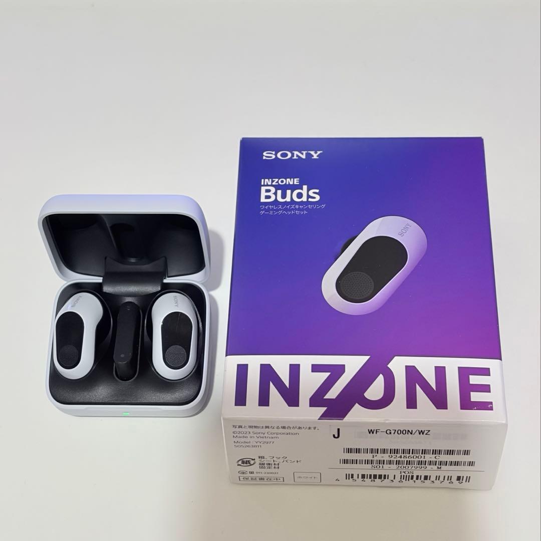 SONY INZONE Buds ワイヤレスイヤフォン ホワイト