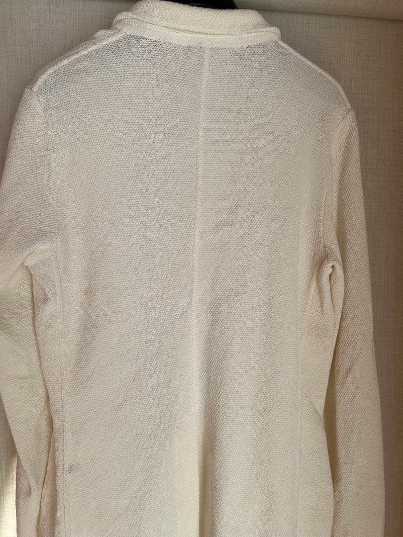 LARDINI アイボリー テーラードジャケット