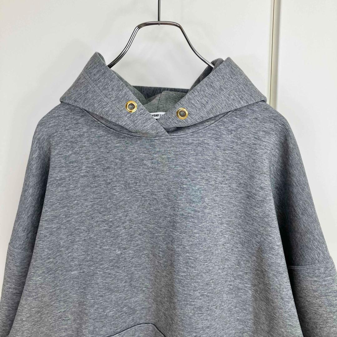 エブリデイアイライク Oversized Hoodie グレー