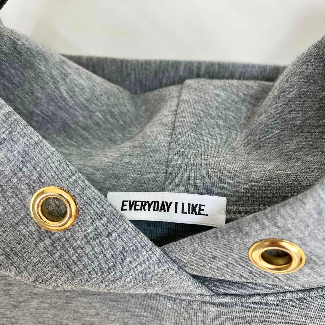 エブリデイアイライク Oversized Hoodie グレー