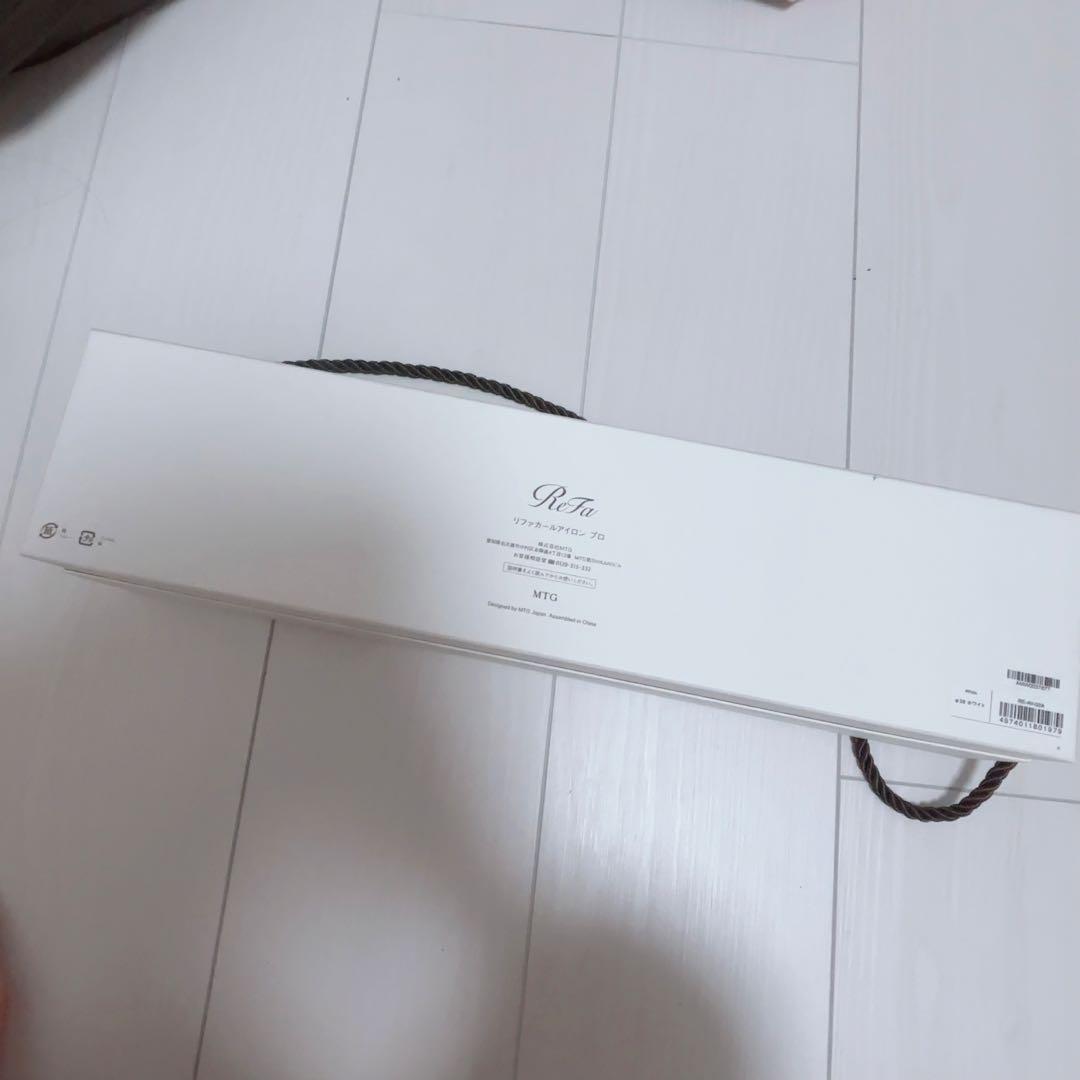 未使用新品ReFa カールヘアアイロン ホワイト　38mm