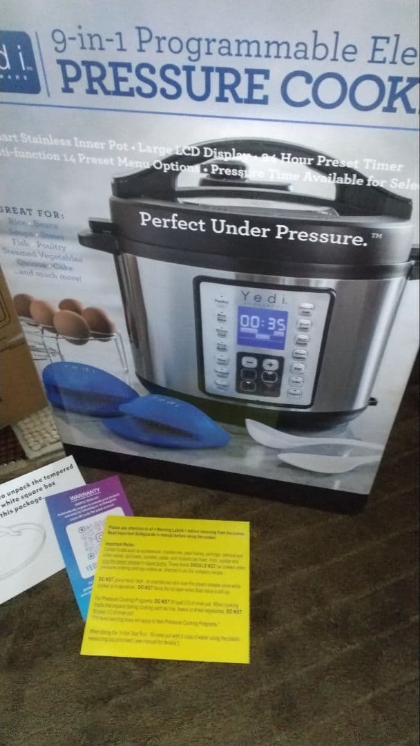 新品!ステンレス電気圧力鍋８L