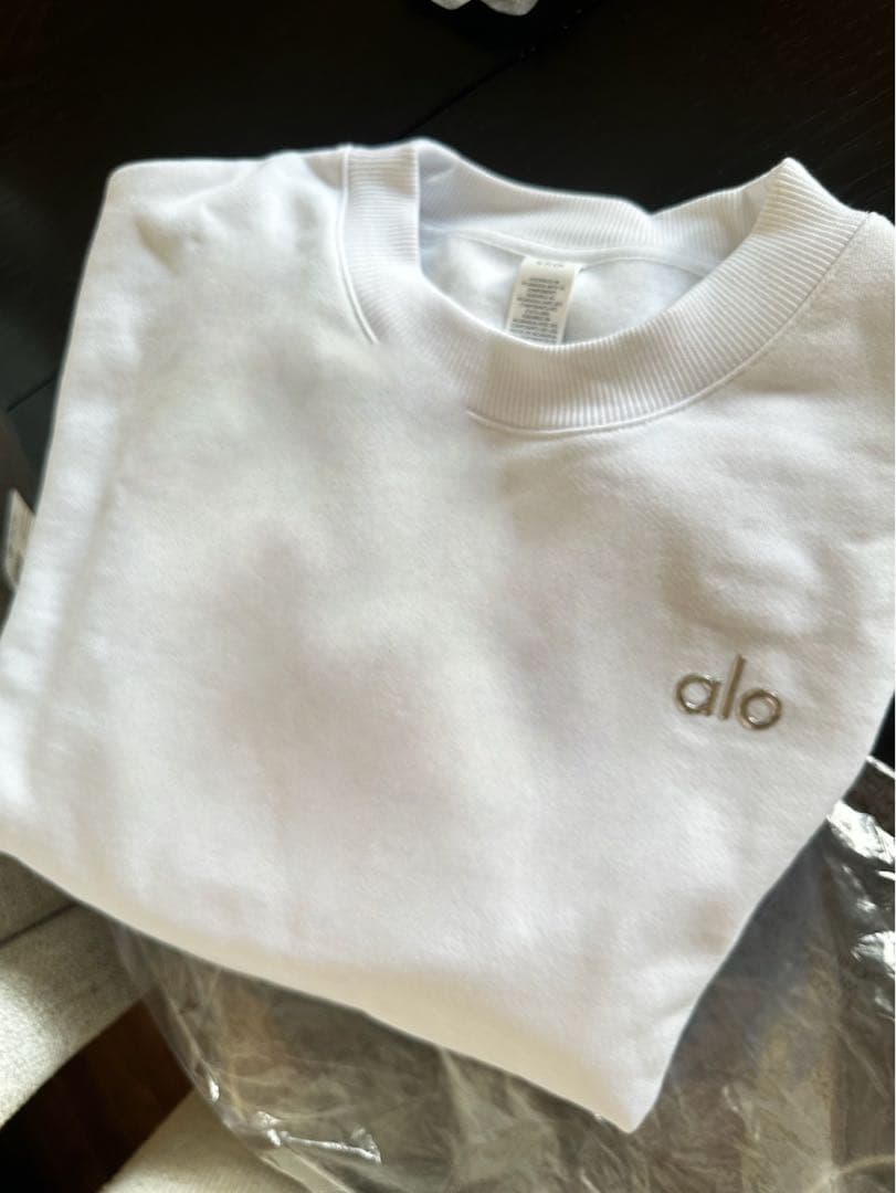 新品未使用　alo オーバーサイズ　スウェット タグあり