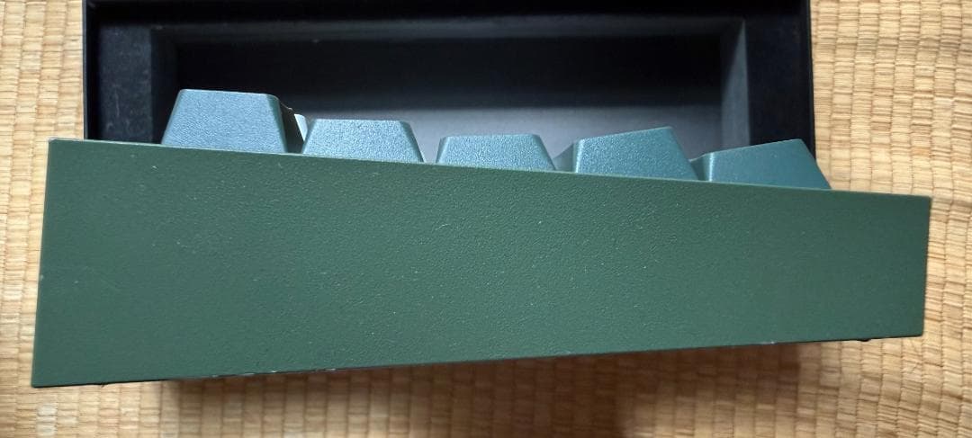 即購入OK｜Tofu60 グリーン｜キーキャップ付き完成品｜希少カラー