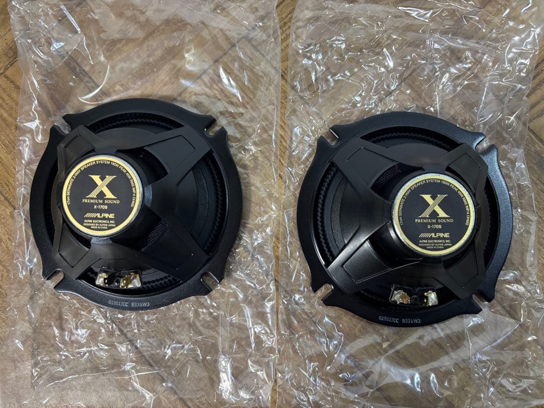 ◆スピーカー未使用◆ALPINE◆セパレート2ウェイスピーカー◆X-170S◆