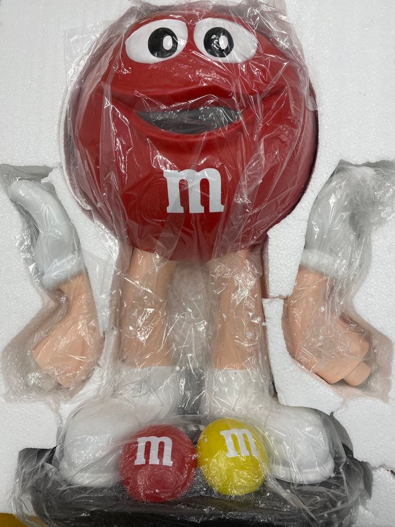 M&M's エムアンドエムズ ディスペンサー 特大フィギュア　レッド置物　飾り