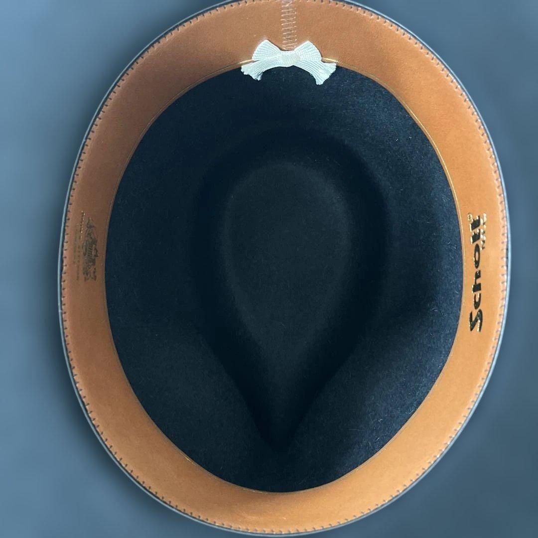 ショット×ステットソン ワンスター ファーハット ブラック 57cm