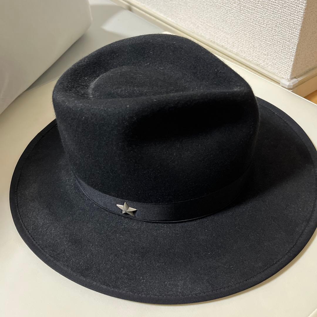 ショット×ステットソン ワンスター ファーハット ブラック 57cm