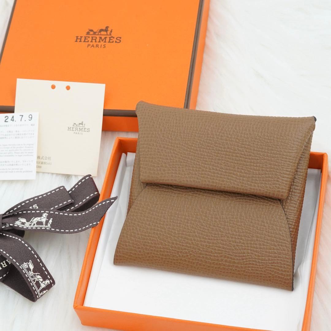 新品未使用品　箱・タグ付き　HERMES エルメス　小銭入れ　ケース　希少