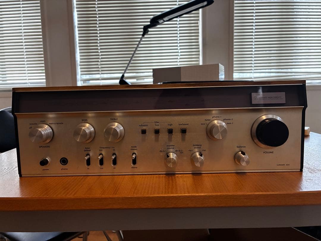 希少品 LUXMAN L-606 プリメインアンプ