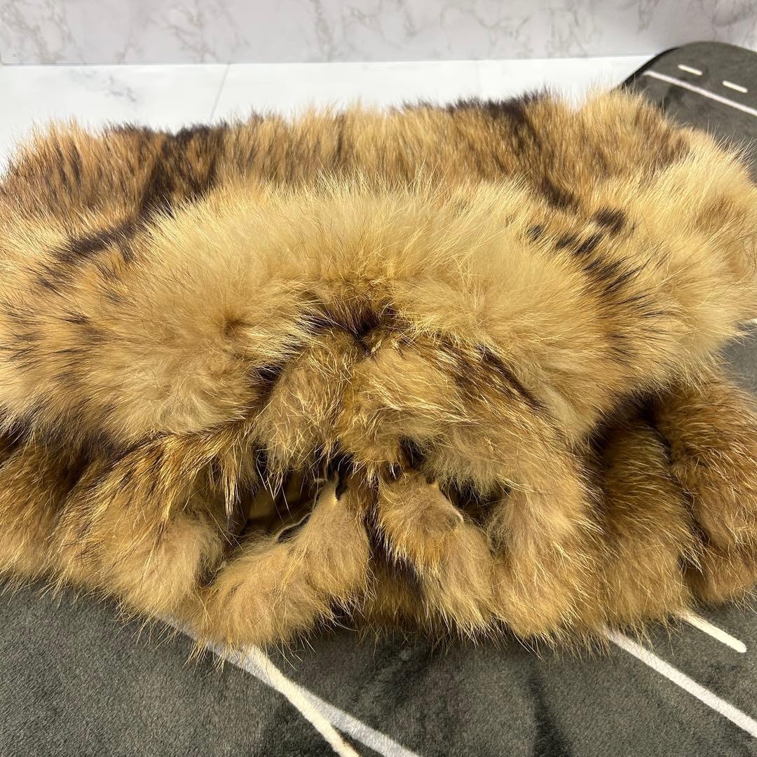 高級 フォックス クロップド コート 毛皮 レディース レッドフォックス