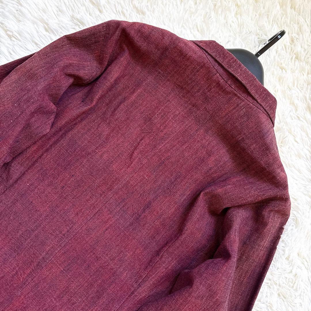 Babaghuri ババグーリ　ジャケット　羽織り　茜染　綿100% サイズF