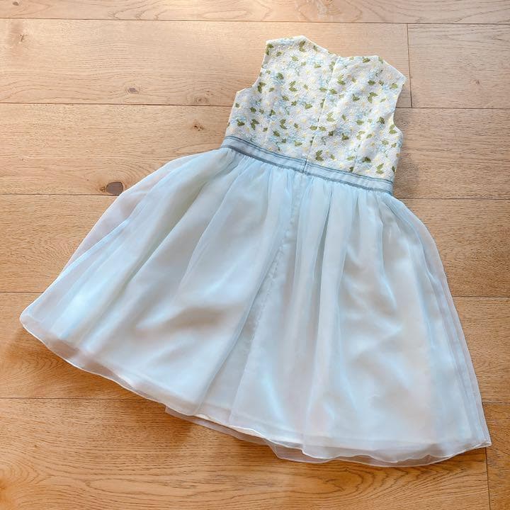 新品　組曲キッズ　ワンピース　110　ドレス　マーガレット　青系　6373
