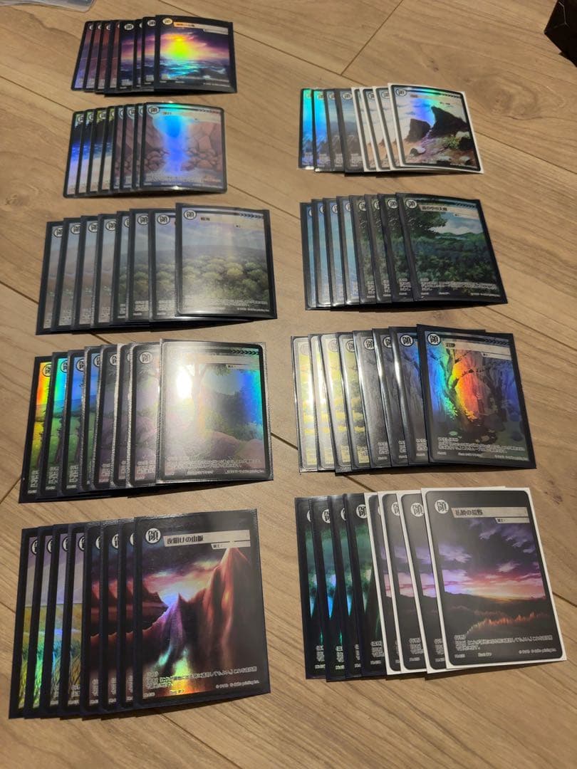 クラファン限定 アニマルカードゲーム フルアート 領土 foil セット 72枚