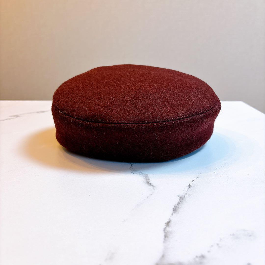 エルメス　キャスケット　セリエ　ボルドー　サイズ57